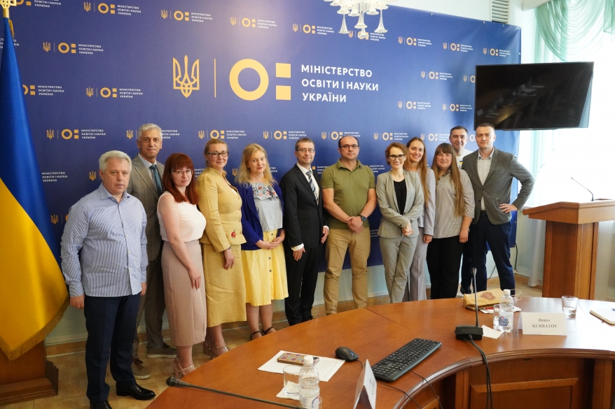 Eurodoc delegation at the Ministry of Education and Science of Ukraine