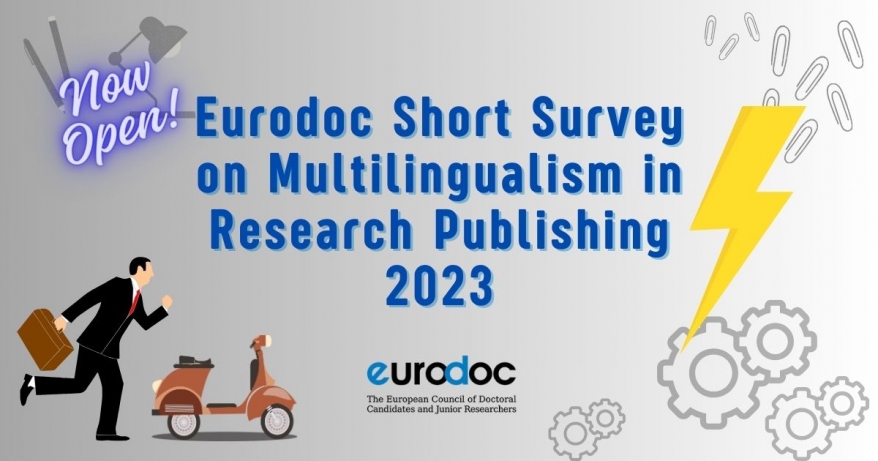 Eurodoc Short Survey on Multilingualism in Research Publishing 2023