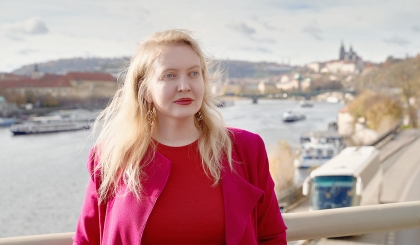 Pil Maria Saugmann in Prague in November 2022